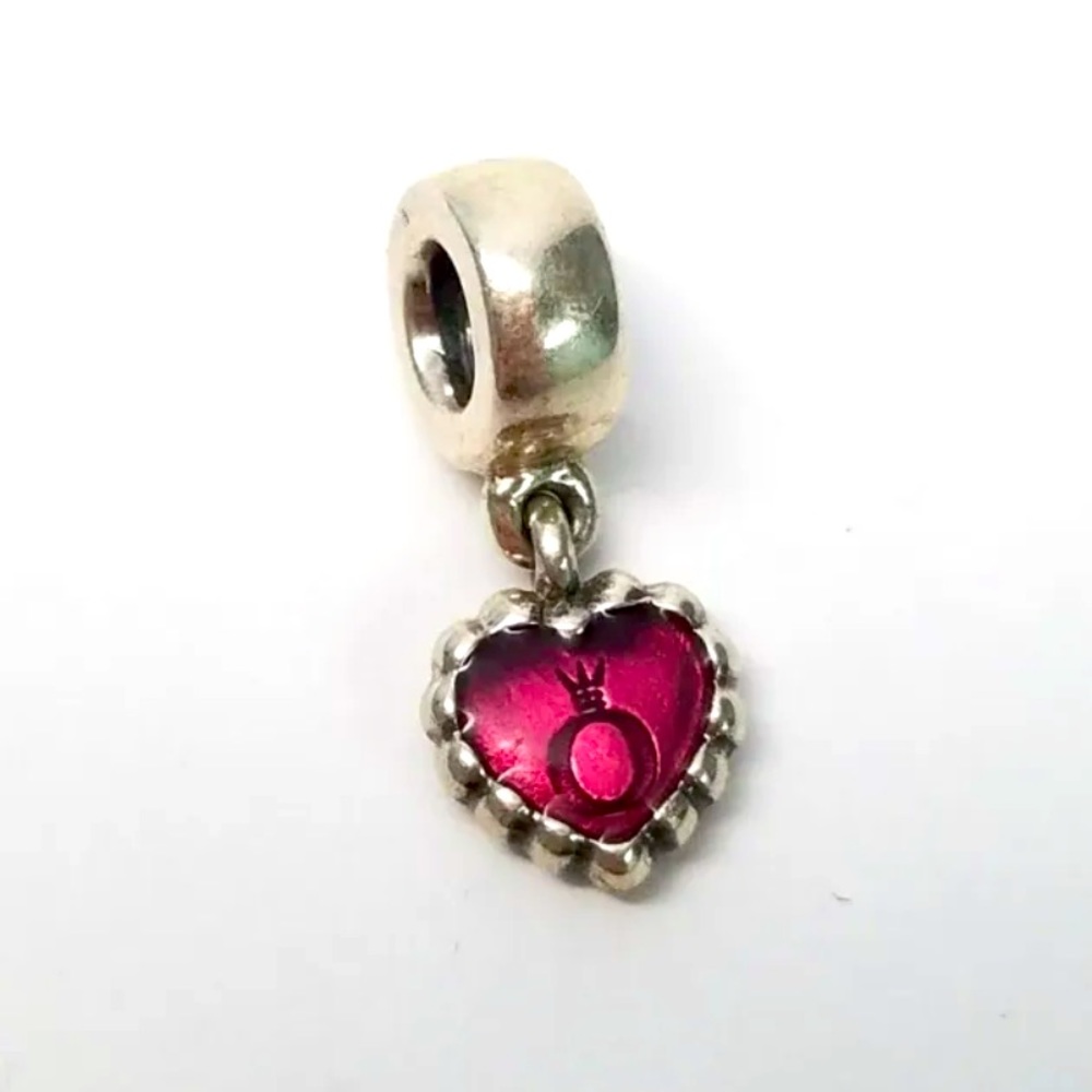 Pandora Authentic Pandora Forever Red Heart Silver charm